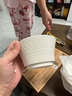 佩爾森白色浮雕餐具陶瓷米飯碗組合家用2024新款飯碗高顏值4.75英寸4只 曬單實(shí)拍圖