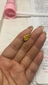 行金銀中黃金吊墜有錢如意算盤錢袋3D硬金足金999DIY吊墜七夕情人節(jié)送老婆 約0.85g 多退少補(bǔ) 發(fā)達(dá)有錢吊墜 曬單實(shí)拍圖
