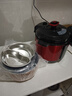 韓派電壓力鍋鴛鴦鍋家用多格電飯鍋高壓雙膽分格電飯煲兩格內膽大容量多功能5升不銹鋼不粘內膽鴛鴦膽 韓派紅【鴛鴦膽+黃晶膽+雙蓋】 5L 曬單實(shí)拍圖