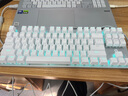 惠普（HP）GK200機(jī)械鍵盤有線辦公游戲鍵盤 20種背光燈效 87鍵電競鍵盤鼠標(biāo)套裝電腦外設(shè)鍵鼠 皎月白【青軸】冰藍(lán)光 曬單實拍圖
