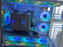 京品鹿棱鏡四代PRO戰隼F12棱鏡PLUS積木版水冷12CM機箱風(fēng)扇正反向無(wú)線(xiàn)拼接ARGB神光同步PWM溫控制器集線(xiàn) 棱鏡4代PRO白色正向風(fēng)扇（5V三針接口） 曬單實(shí)拍圖