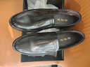 老爺車(chē)鞋子男款休閑皮鞋德比鞋皮鞋男真皮正品一腳蹬男士皮鞋商務(wù)男鞋 LYC5666黑色 40 此款偏大一號 曬單實(shí)拍圖