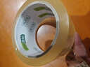 宜之選【低噪音 12卷裝】打包封箱透明膠帶 48mm*60m*52μm 高粘快遞物流家用包裝密封搬家辦公加寬膠布 曬單實(shí)拍圖