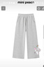 MiniPeace太平鳥童裝夏新女童針織長褲FBGHF2265 靜謐灰 150cm 曬單實(shí)拍圖