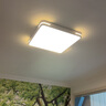 惠普精工吸頂燈led臥室現(xiàn)代簡約餐廳中山燈具方50*50cm遙控三色 曬單實(shí)拍圖