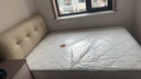 全友家居 頭層牛皮真皮藝床奶油風(fēng)床頭軟包靠背家用主臥室1.5米雙人床 曬單實(shí)拍圖