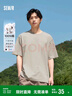 森馬[純棉]T恤男夏簡(jiǎn)約通勤休閑短袖上衣純色圓領(lǐng)t恤109924100101 曬單實(shí)拍圖