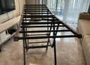 妙立晾衣架落地鋁合金可折疊室內(nèi)可移動家用陽臺戶外防風(fēng)掛衣架曬被子 曬單實拍圖