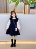 G.DUCKKIDS小黃鴨童裝女童連衣裙秋裝2025新款洋氣兒童裙子春秋季寶寶兩件套 圖片色 110 建議4~5歲【100-110cm】cm 曬單實(shí)拍圖