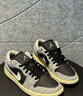 耐克（NIKE）官方Air Jordan 1AJ1黑灰防滑耐磨時尚百搭低幫男鞋運(yùn)動籃球鞋 HQ2010-012 43 曬單實拍圖