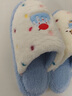 名創(chuàng  )優(yōu)品（MINISO）個(gè)性彩點(diǎn)狗狗棉拖鞋女包頭防滑秋冬季舒適居家可愛(ài)毛毛鞋 白藍小狗 38-39 曬單實(shí)拍圖