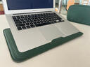 雙如適用于蘋(píng)果電腦MacBook內膽包Pro14英寸筆記本保護套Air13支架M4防摔air15皮套mac16收納包 墨綠色--內膽包+電源包 13.3-13.6英寸 M4/M3/M2/M1 曬單實(shí)拍圖