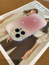 穹燃適用蘋果16promax手機殼iPhone16promax保護套全包氣囊防摔鐳射漸變帶掛繩女款 【糖果粉】鐳射鏡頭純色暈染氣囊防摔 iPhone 16 Pro Max 曬單實拍圖