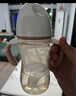 小土豆（potato）嬰兒吸管奶瓶pp兒童學(xué)飲杯大寶寶吸管水杯 300ml白棕色 曬單實拍圖