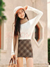 森馬（Semir）長(cháng)袖T恤女半高領(lǐng)吸濕發(fā)熱抗菌2024冬緊身抓絨打底衫109724101001 曬單實(shí)拍圖