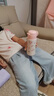 富光富光保溫杯男學(xué)生大容量水杯女一蓋雙飲兒童便攜防漏316L鋼茶杯子 500ml櫻桃粉【一蓋雙飲+316L】 曬單實(shí)拍圖