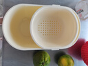 【懶人必備】嗑瓜子神器零食水果收納盒堅果客廳茶幾家用瀝水果盤(pán) 【顏色隨機】懶人雙層·瀝水果盤(pán) 曬單實(shí)拍圖