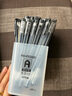愛好（AIHAO）全針管簽字筆0.5mm三角桿大容量黑色碳素筆學(xué)生巨能寫水性筆60支 47930 曬單實拍圖