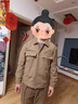 CAIDEN KETCH品牌男裝高端夾克男士2025秋冬新款潮流修身翻領(lǐng)外套時(shí)尚休閑上衣 高檔絲霧棕 【現貨速達】 XL （建議130-145斤） 曬單實(shí)拍圖