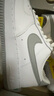 耐克NIKE七夕情人節禮物男空軍一號 AF1運動(dòng)鞋 FJ4146-100白灰40.5 曬單實(shí)拍圖