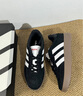 adidas「T頭鞋」BARREDA休閑板鞋德訓鞋男女阿迪達斯官方輕運動(dòng) 黑色/白色/樹(shù)脂黃   41 曬單實(shí)拍圖