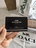 蔻馳（COACH）【官方授權店】coach女士小號手提單肩斜挎包送女友節日禮物 CW197IMQRX卡其色配黑色 曬單實(shí)拍圖