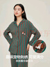 松山棉店【商場(chǎng)同款】【棉莫萌寵家居服】長(cháng)袖套裝抗靜電男女棉莫萌寵睡衣 女士-大地棕 XL （女士170，男士180） 曬單實(shí)拍圖