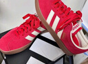 adidas「T頭鞋」VL COURT BOLD厚底增高休閑板鞋德訓鞋女阿迪達斯   淺猩紅/暖香草色   36 曬單實拍圖
