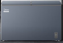 美的（Midea）355升冰柜雙溫雙箱家商兩用冷凍冷藏保鮮大容量減霜電控臥式冷柜雙開(kāi)門(mén)冰箱BCD-355DKEM300升以上 曬單實(shí)拍圖