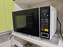 美的（Midea）微波爐家用小型20升轉盤(pán)加熱 智能菜單 一鍵解凍 殺菌電子除味 薄膜按鍵（M1-L213C） 曬單實(shí)拍圖