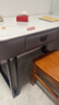 一果電腦桌臺式家用臥室書(shū)桌學(xué)習桌梳妝臺帶收納巖板桌子 雪山白巖板+灰軟包 【雙抽黑架】 120*60*75厘米-電腦桌 曬單實(shí)拍圖