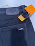 吉普（JEEP）美國正品高端修身直筒牛仔褲男士春秋厚款商務(wù)中年彈力長(cháng)褲子秋冬 墨綠灰色 常規 【官方正品】 33 【適合150斤左右】 曬單實(shí)拍圖