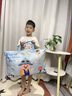 ZOZX日本被子行李衣服收納袋搬家打包袋幼兒園學(xué)生裝棉被褥手提大容量 紙飛機男孩-中號【耐磨牛津布 +姓名牌】 曬單實(shí)拍圖