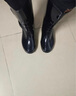 回力女士中筒雨鞋成人雨靴膠鞋套鞋防水鞋水靴HXL53-B 黑色中筒 37 曬單實(shí)拍圖
