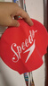 速比濤（Speedo）經(jīng)典復古logo印花緊致防滑硅膠泳帽 紅色/白色 曬單實(shí)拍圖