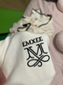 嫚熙（EMXEE）新品秋冬季雙面火山小磨毛孕婦純棉睡衣保暖月子服產(chǎn)婦哺乳家居服 香草白（無(wú)哺乳口） L【適穿120-140斤】 曬單實(shí)拍圖