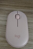 羅技（Logitech）LOGITECH PEBBLE鼠標(biāo) 無(wú)線(xiàn)藍(lán)牙鼠標(biāo) 辦公靜音鼠標(biāo) 女性鼠標(biāo)對(duì)稱(chēng)鼠標(biāo) 鵝卵石造型 米白色 曬單實(shí)拍圖