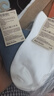 無印良品（MUJI）男女通用 合腳直角襪口無橡筋短襪襪子 古香藍(lán)色 23-25cm  曬單實拍圖