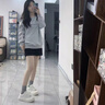 回力厚底小白鞋女板鞋春秋小眾設(shè)計(jì)休閑鞋子女厚底可愛大頭鞋 米卡其 35 曬單實(shí)拍圖