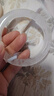 中國黃金（CHINA GOLD）白水晶手鐲冰透白月光玉鐲優(yōu)雅素鐲子情人節生日禮物送老婆媽媽 圈號58  白水晶手鐲 曬單實(shí)拍圖