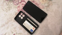 新款隱形內置卡槽手機殼帶卡包一體NFC刷門(mén)禁電梯銀行卡放小卡身份證件適用華為Mate80榮耀小米17 金屬精孔鏡頭-黑碳纖紋(可刷卡) 紅米 K70Pro 曬單實(shí)拍圖