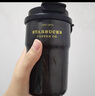 星巴克（Starbucks）杯子 咖啡寶藏系列 高顏值黑色不銹鋼保溫杯 咖啡杯七夕教師送禮 流金款雙飲口不銹鋼杯365ml 曬單實(shí)拍圖