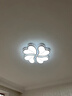 歐普（OPPLE）美護眼led臥室燈四葉草溫馨浪漫房間吸頂燈創(chuàng  )意兒童房客廳燈 96W 流星四葉78小愛(ài)智控+app控制 曬單實(shí)拍圖