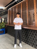 卡賓板鞋男鞋夏季透氣2025新款低幫小白鞋男士休閑鞋百搭潮流鞋子男 5510白色02 41 曬單實拍圖