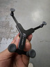 一粒 車(chē)載手機支架卡扣式出風(fēng)口汽車(chē)專(zhuān)用導航支架金屬重力感應式車(chē)用 黑色-出風(fēng)口【卡扣夾子款】 曬單實(shí)拍圖