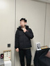 鴨鴨（YAYA）時(shí)空道宇系列三防羽絨服情侶男女短款冬季新款泡芙加厚面包服外套 星空黑色 XL (建議150-170斤) 曬單實(shí)拍圖