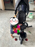 Babyjoey英國(guó)兒童三輪腳踏車折疊寶寶1-5歲手推車自行車騎士TT56 黑色 曬單實(shí)拍圖