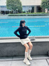 斯凱奇（Skechers）女鞋秋季舒適休閑時尚運動厚底老爹鞋七夕禮物送女友117685 自然色/NAT -女款 36 曬單實拍圖