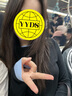 Teenie Weenie小熊女裝T恤2025秋季新款簡(jiǎn)約線(xiàn)條撞色拼接長(cháng)袖上衣 黑色 L 曬單實(shí)拍圖