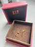 金至尊黃金耳釘女小圓珠足金999耳飾耳環(huán)生日禮物女計價(jià) 1.14克 曬單實(shí)拍圖